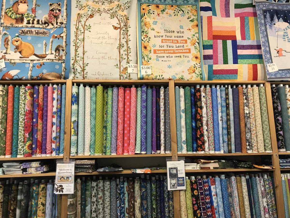 Crazy Moose Fabrics Greenville, Maine North American Shop Hop